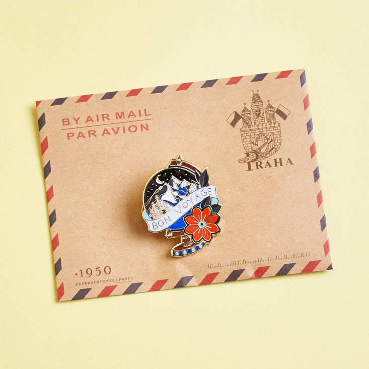 Check out the travel-inspired pins and patches in this month's Laserbrain Patch Co. pack!