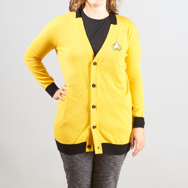 Loot Wear For Her Robotic September 2017 - Cardigan Modeled