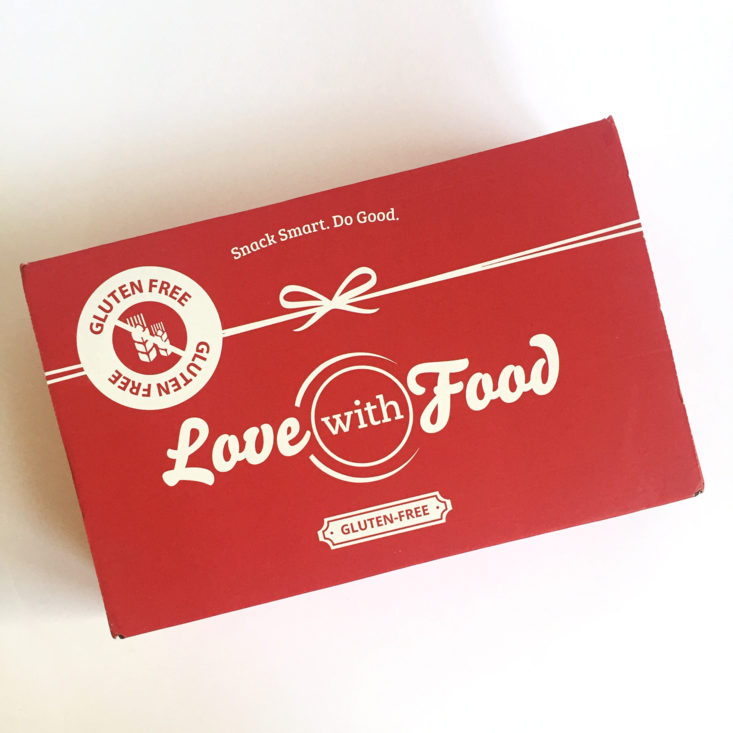 Love with Food Gluten Free Box September 2017 - 0001