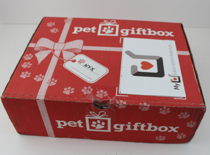 Pet GiftBox Dog September 2017 Pet Subscription Box