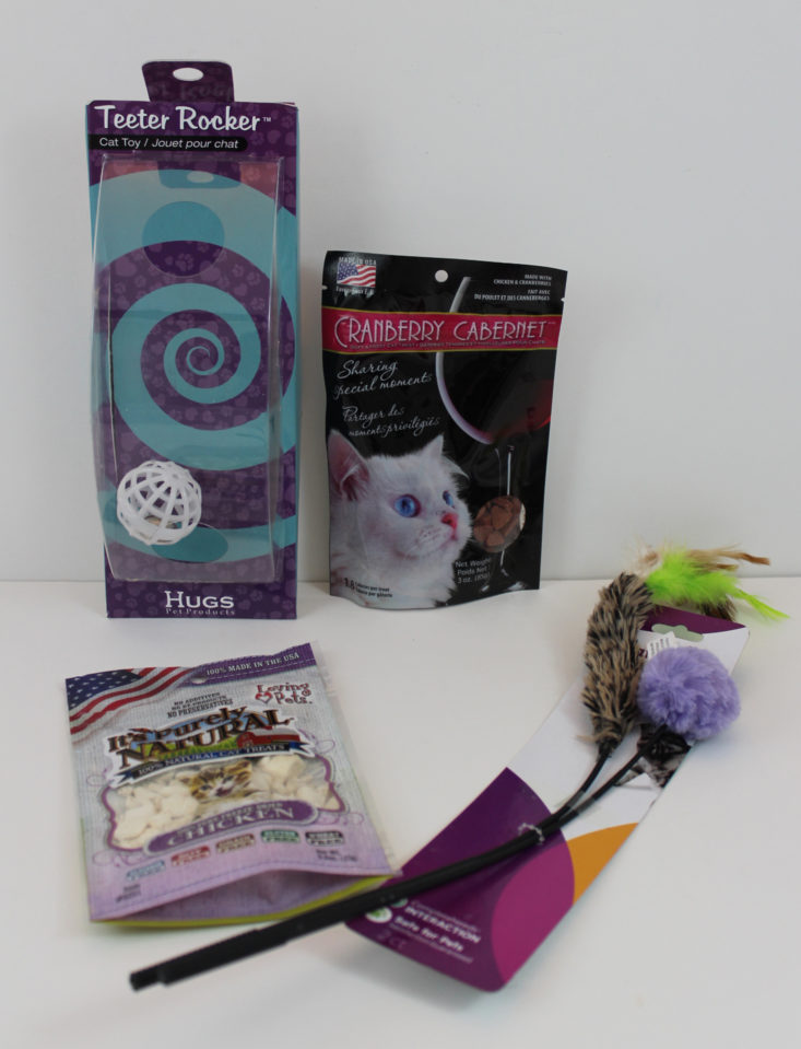 Pet Treater Cat Pack September 2017 Subscription Box for Cats