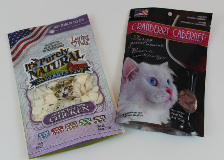 Pet Treater Cat Pack September 2017 Subscription Box for Cats