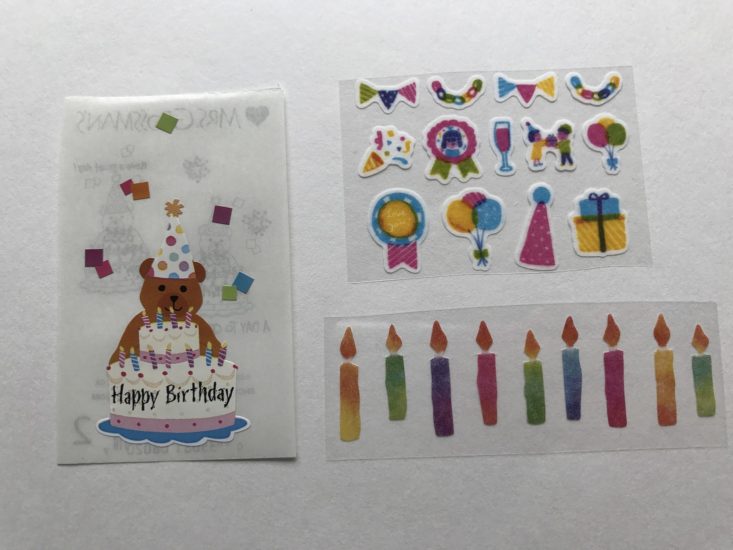 Pipsticks September 2017 Kids Stickers Subscription Box