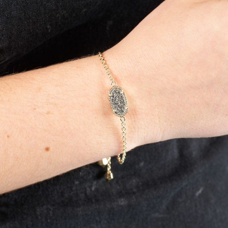 Check out the cool necklace, bracelet, and earrings in my September 2017 Rocksbox jewelry subscription!