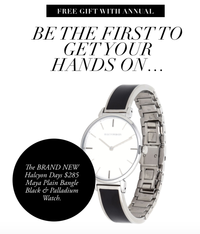 Luxor Box Offer – Free Halcyon Days Watch with Annual Subscription!