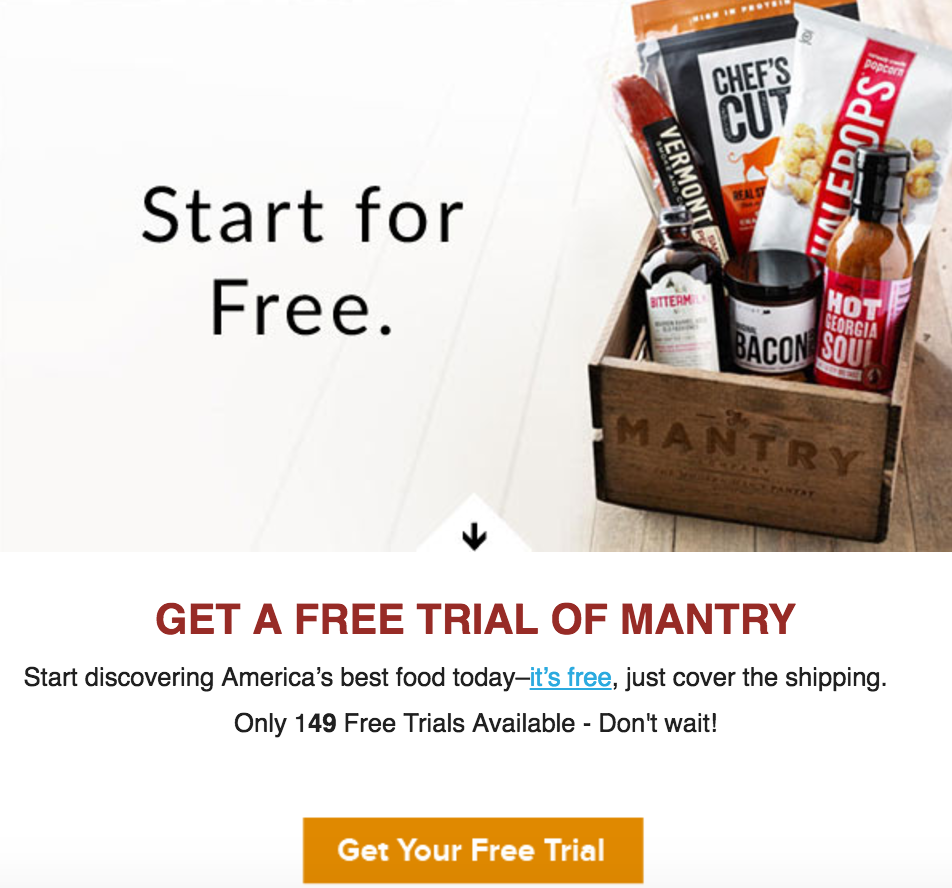 Mantry Free Trial Deal – Just Pay $10 Shipping