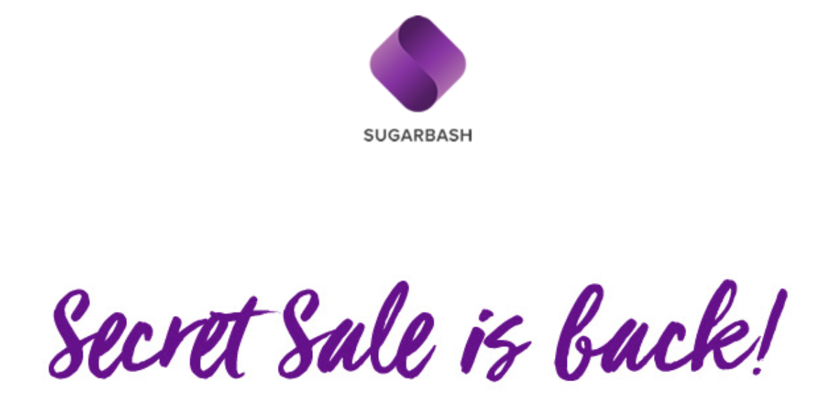 Sugarbash Secret Sale – Up to 80% Off!