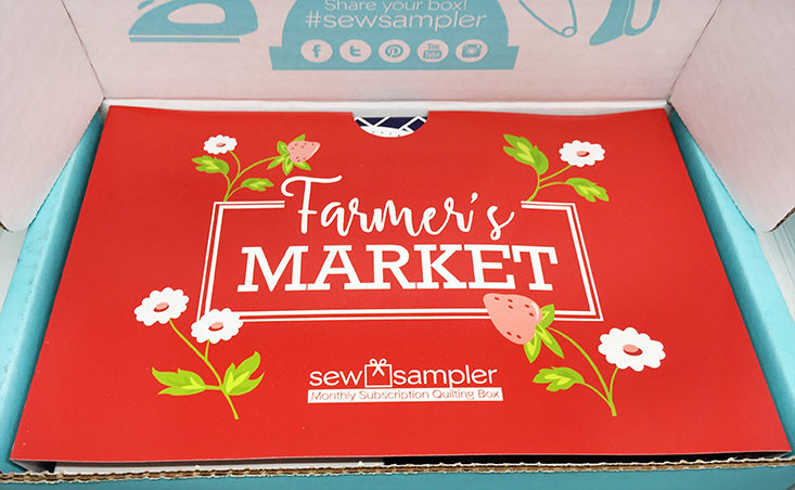 Sew Sampler Farmers Market September 2017 Craft and DIY Subscription Box