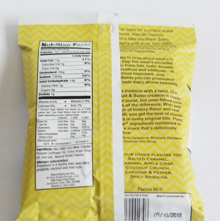 SnackSack August 2017 Snack Subscription Box