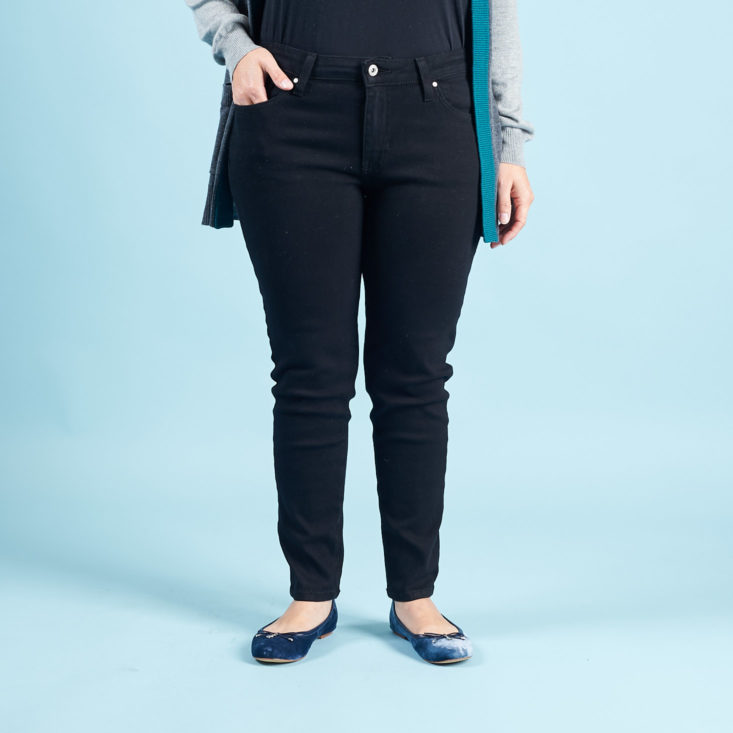 StitchFix Petite Fall 2017 Review - Outfit #1 - Skinny Black Jeans