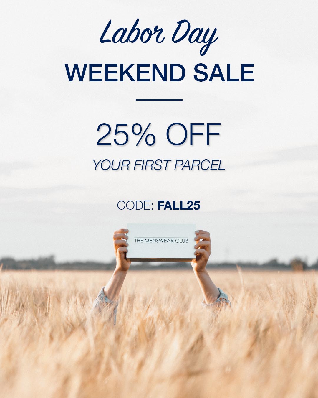 The Menswear Club Coupon Labor Day Weekend Sale