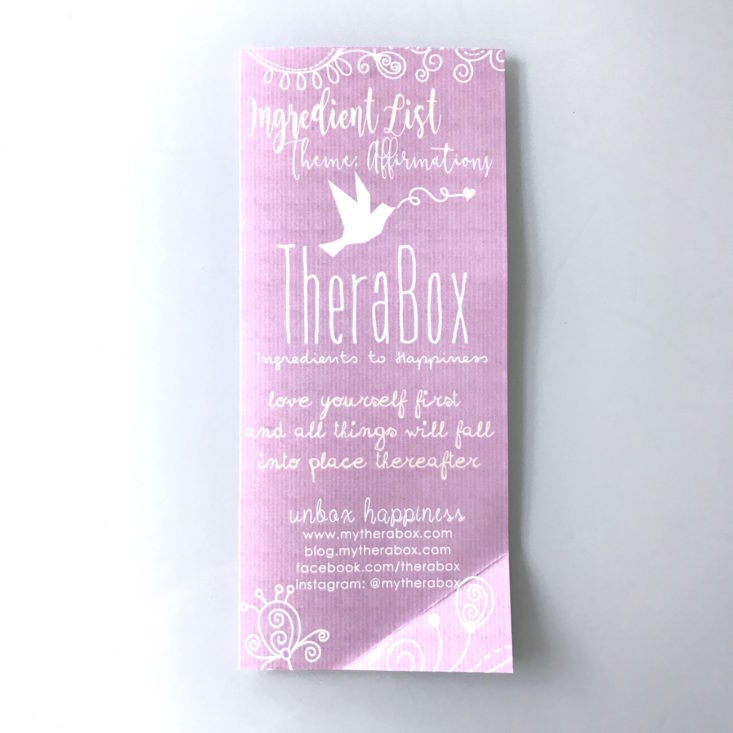 Therabox August 2017