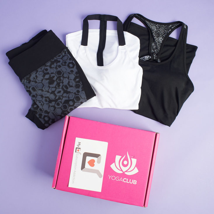 See the cute workout clothes that I got in my September Yoga Club subscription box!