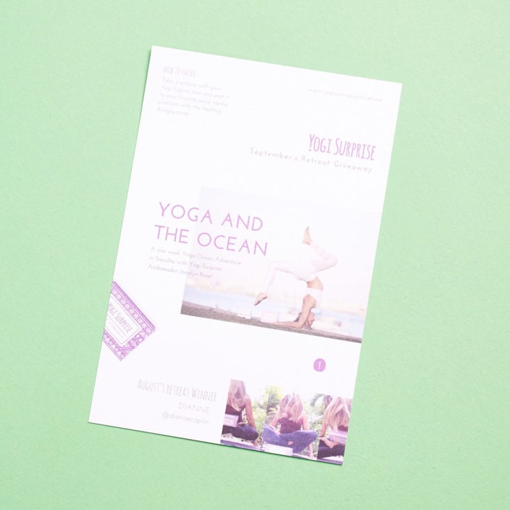 Happy National Yoga Month! See what yoga, wellness, and holistic treats are inside the September Yogi Surprise box!