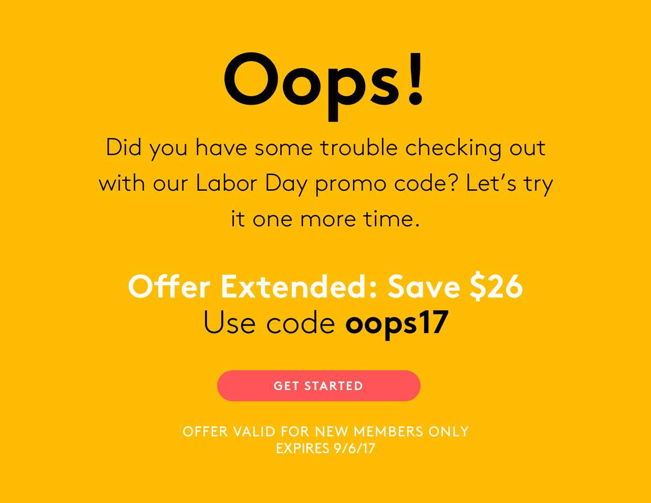 Extended! Today Only! Winc Labor Day Sale  – $26 Off Your First Box!