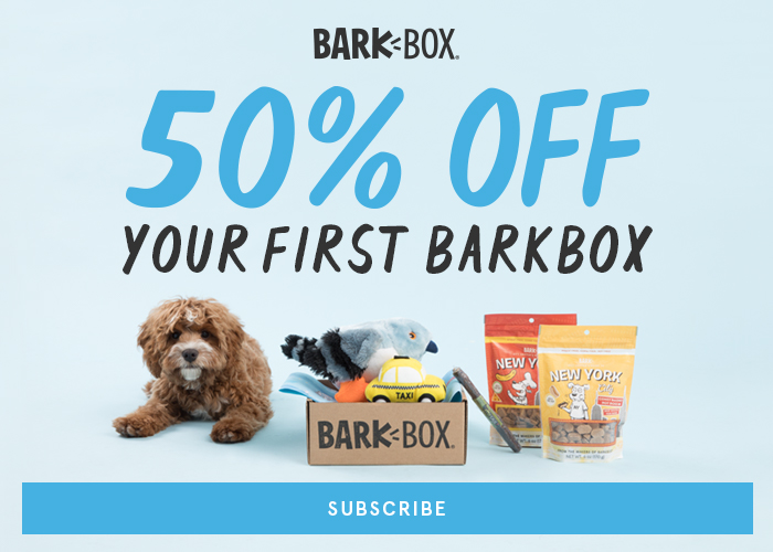 New BarkBox Coupon – 50% Off Your First Box!