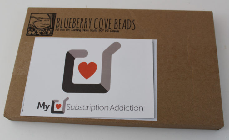 Blueberry Cove Beads September 2017 Craft and DIY Subscription Box