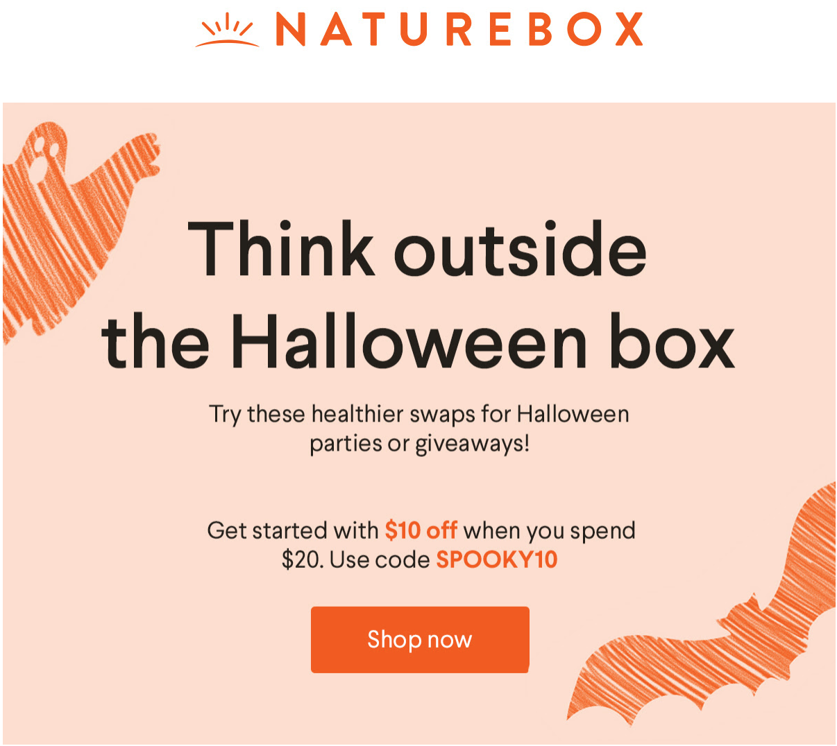 NatureBox Halloween Coupon – $10 Off Your First Purchase!