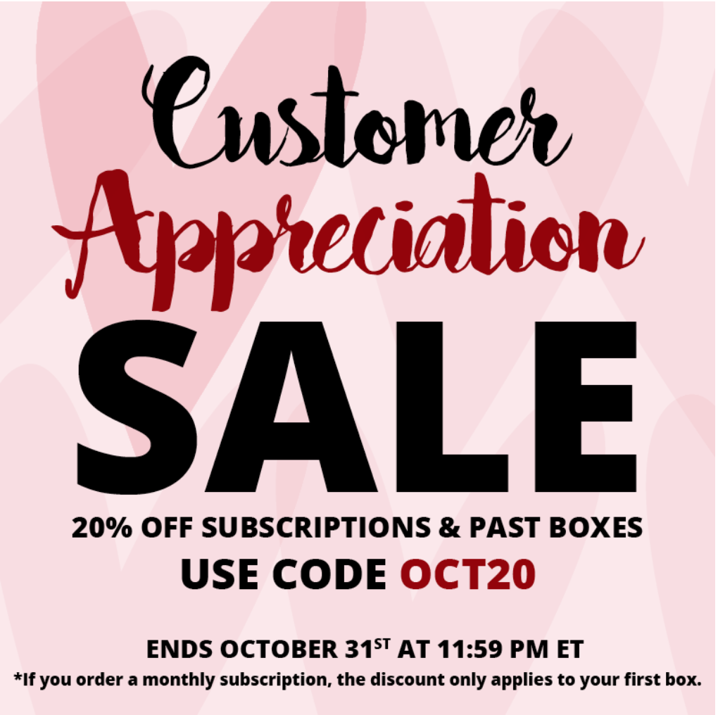 Cocotique Halloween Sale – 20% Off Subscriptions & Past Boxes!