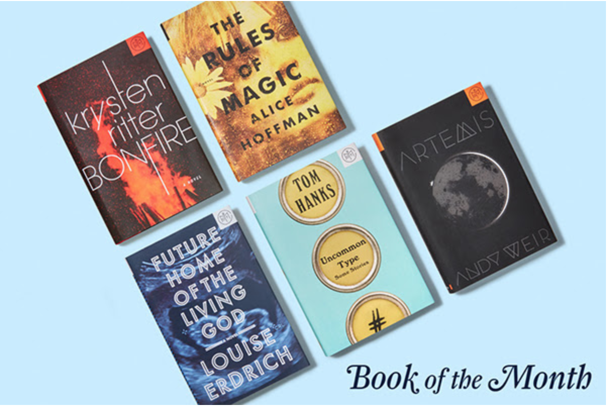 Book of the Month November 2017 Selection Time + First Month FREE!
