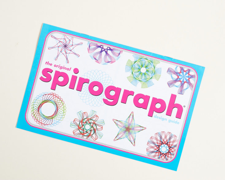 Target Arts and Crafts October 2017 - Spirograph instructions