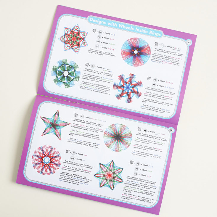 Target Arts and Crafts October 2017 - Spirograph instructions