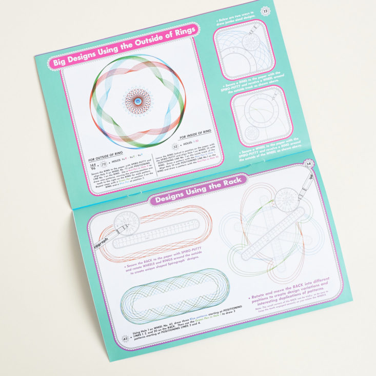 Target Arts and Crafts October 2017 - Spirograph instructions