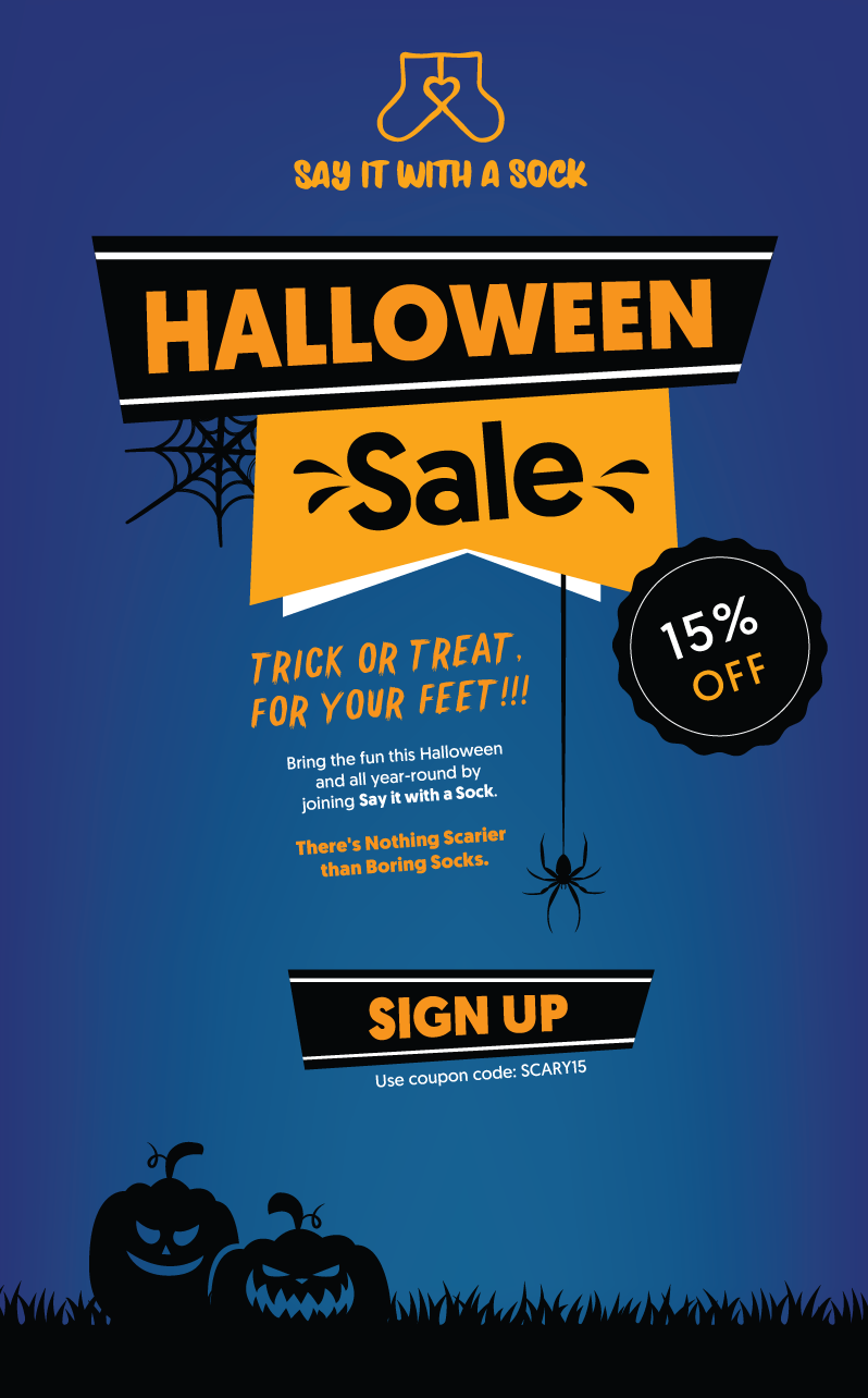 Say It With A Sock Halloween Coupon – 15% Off Subscriptions!