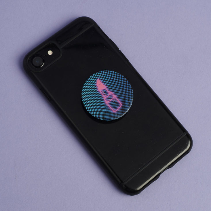 Popsockets phone grip and stand flat on iphone