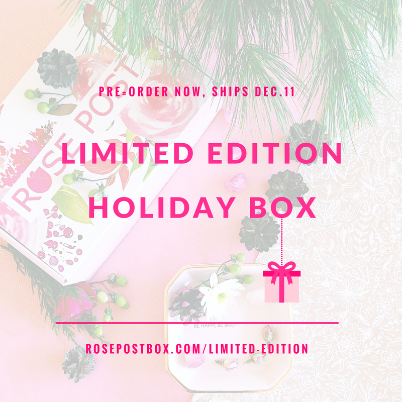 RosePost Limited Edition Holiday Box Spoiler #3!