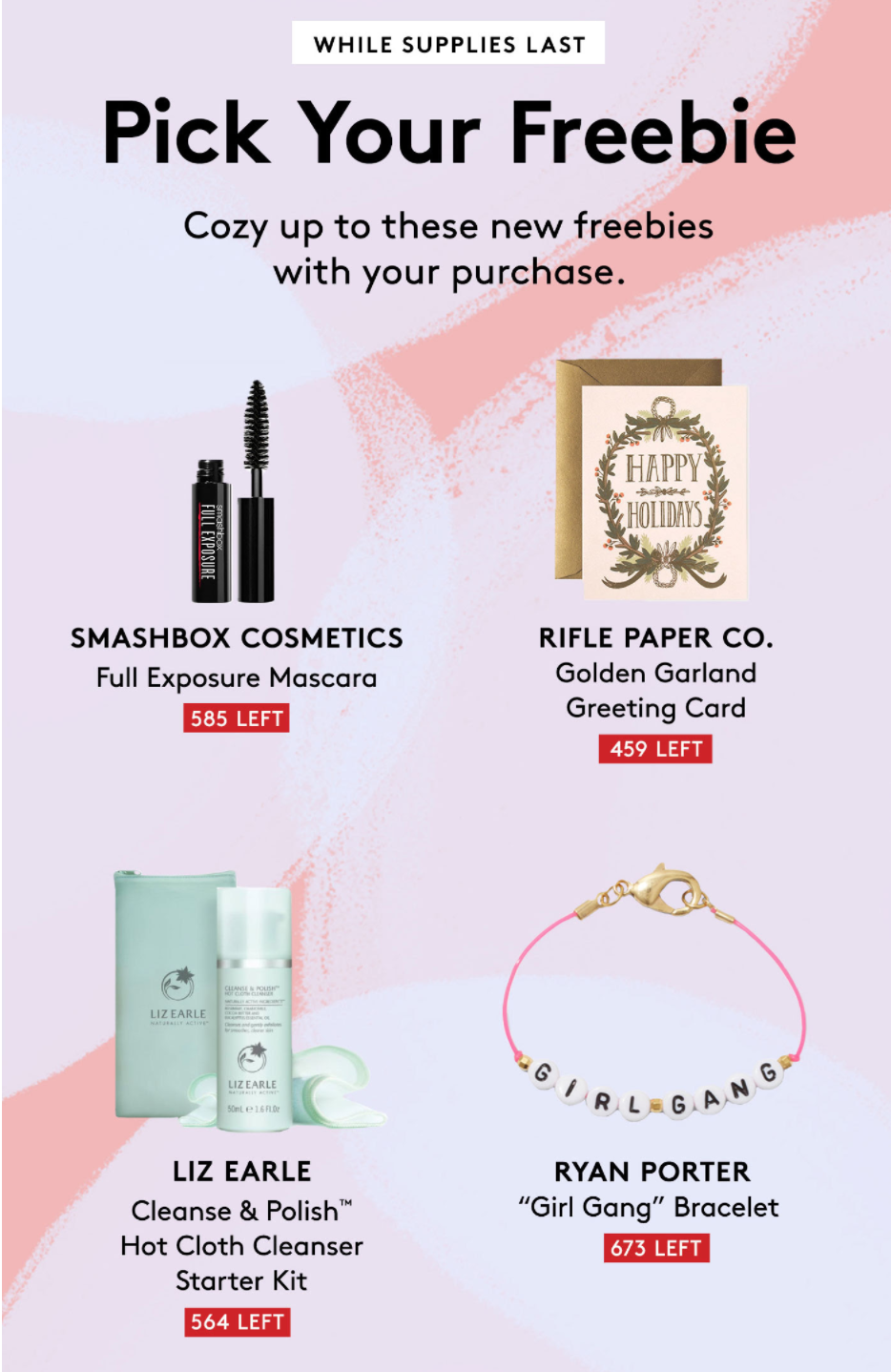 New Free Gifts With Birchbox Shop Purchase