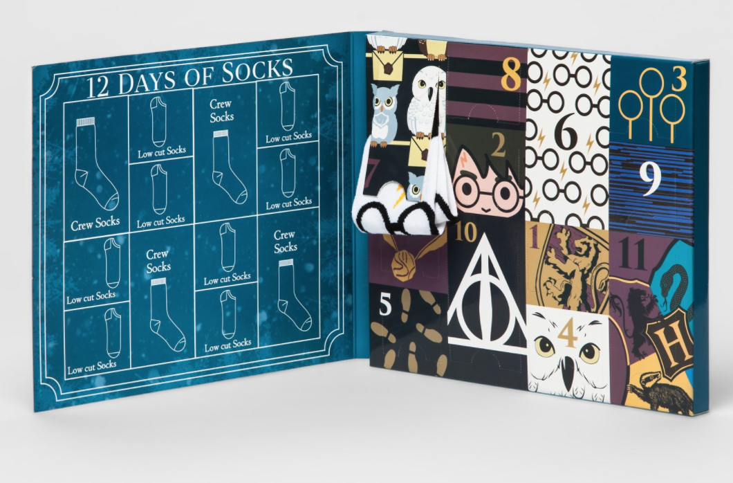 Disney, Harry Potter, & Star Wars Sock Advent Calendars for $15!