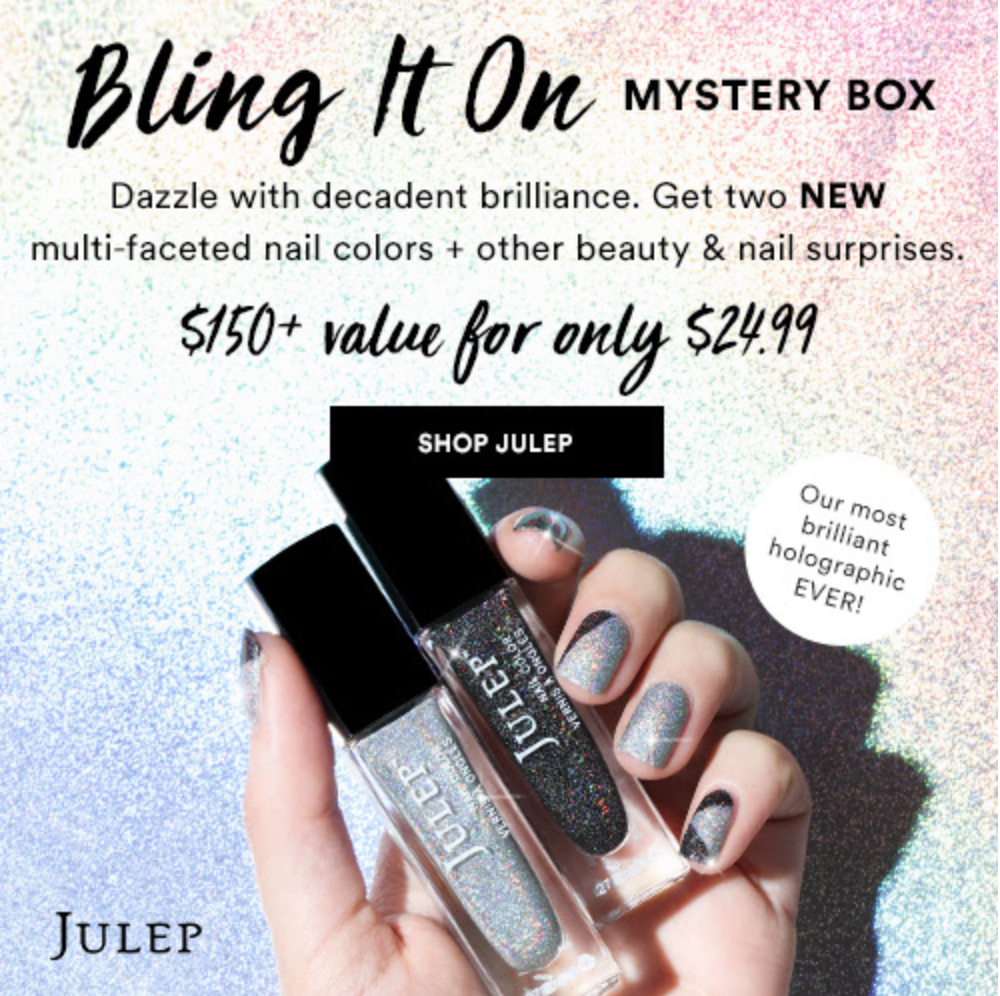 Julep Bling It On Mystery Box Available Now + COUPON!
