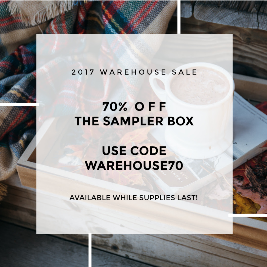 MissionCute Warehouse Sale – 70% Off Sampler Box!
