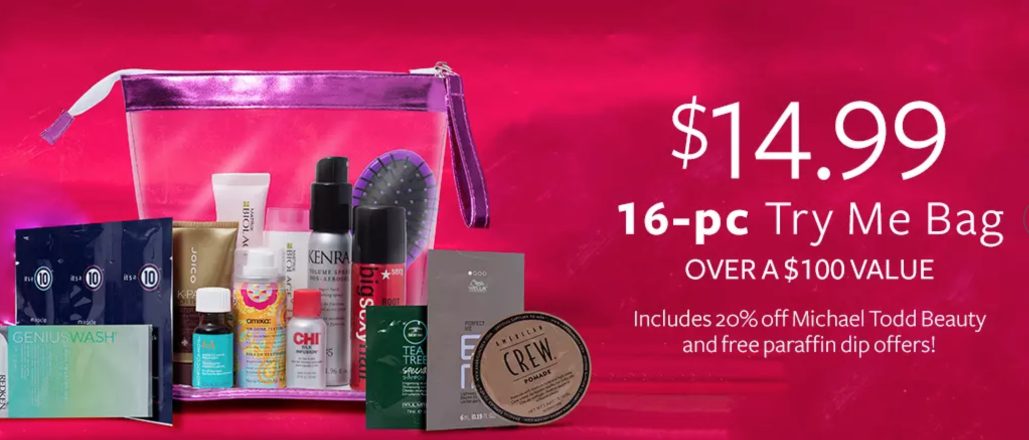 Beauty Brands Best of Beauty Box & Haircare Try Me Bag Available Now!