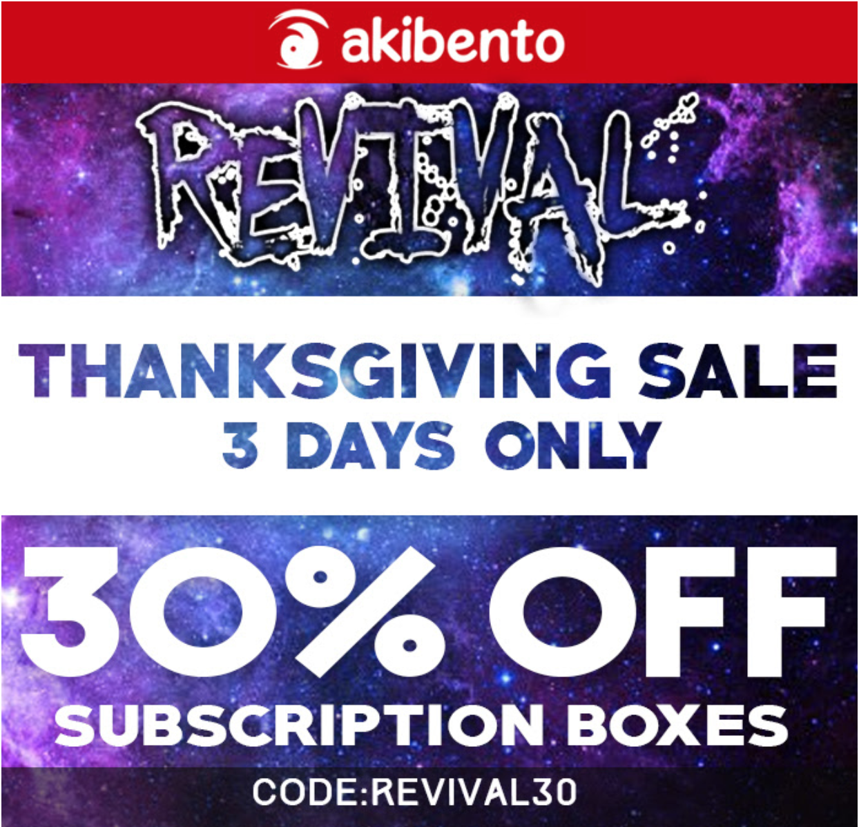 Akibento November 2017 Spoilers + 30% Off Coupon!