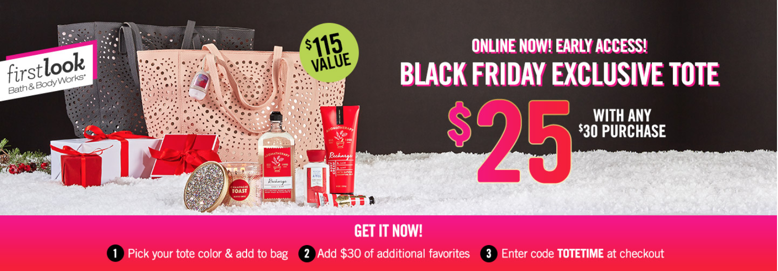 Bath & Body Works Black Friday Totes – Available Now!