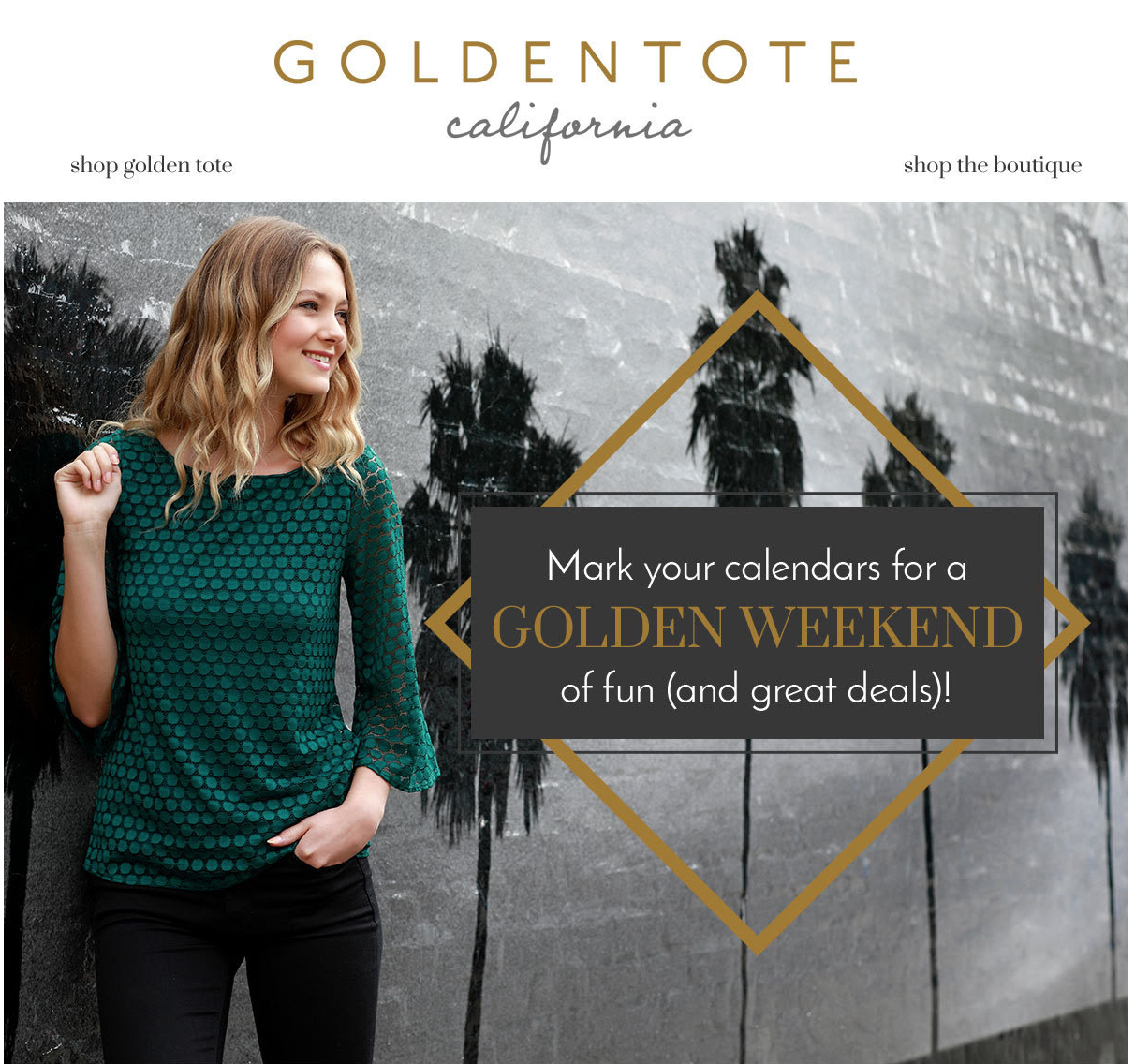 Golden Tote Black Friday Sale – On Now!