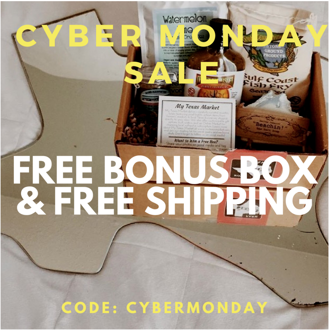 My Texas Market Cyber Monday Coupon – Free Bonus Box With Subscription!