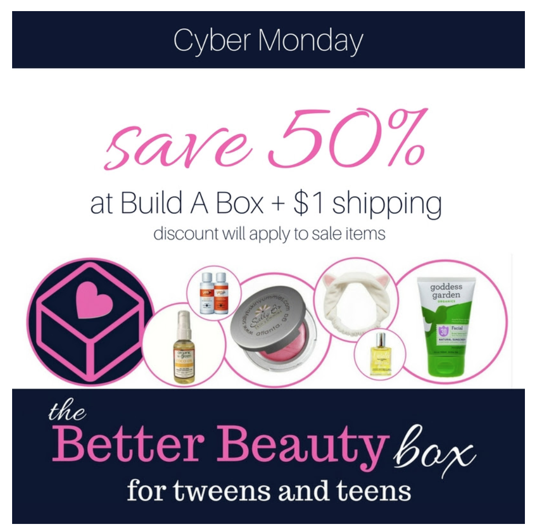 The Better Beauty Box Cyber Monday Deal – 50% Off Build A Box!