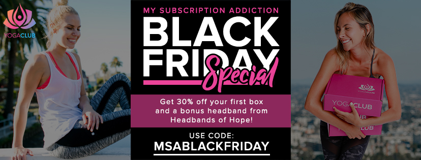 YogaClub Black Friday Exclusive Coupon – Free Headband + 30% Off Your First Box!