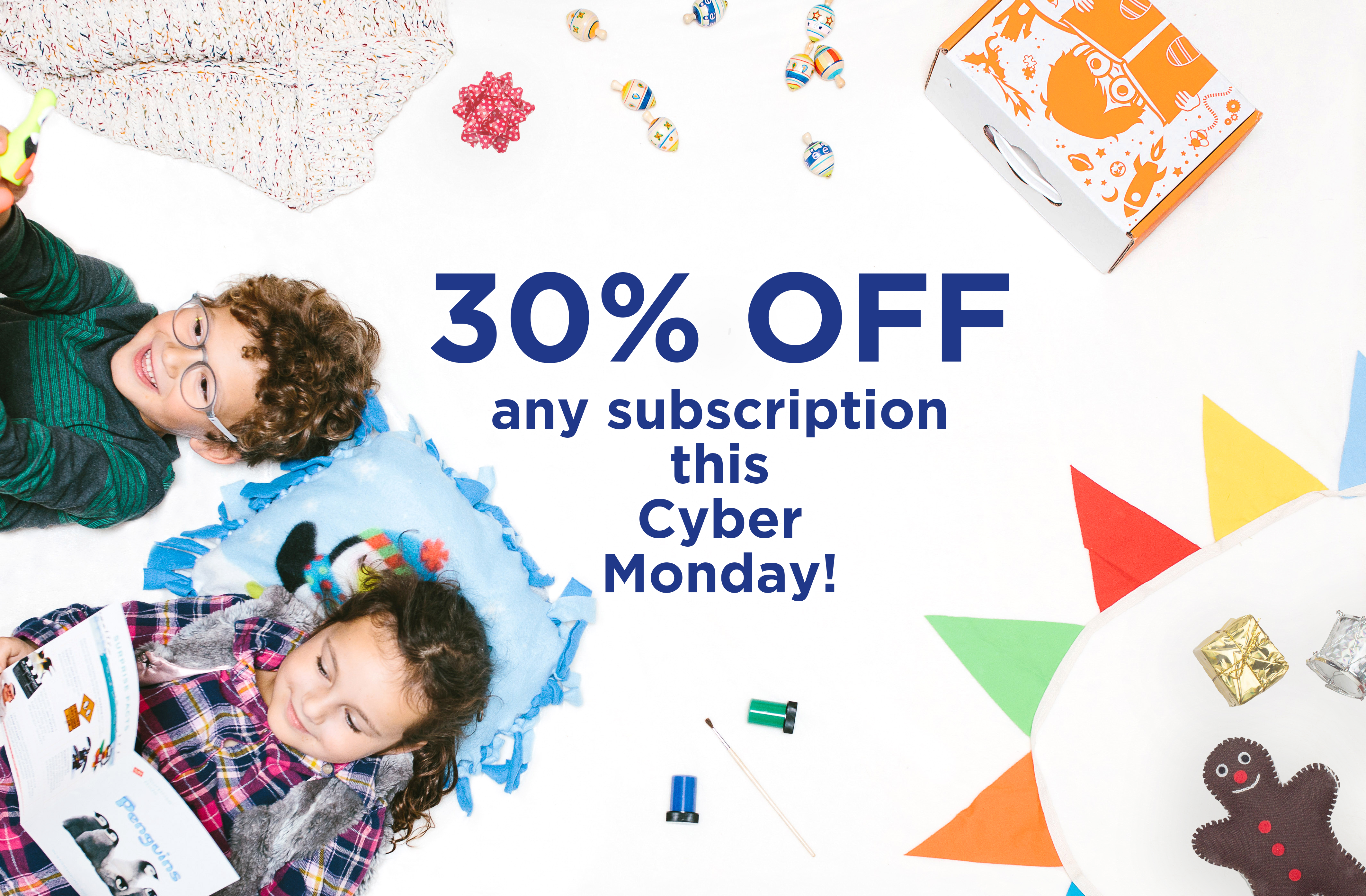 Surprise Ride Cyber Monday Deal – 30% Off Your First Box!