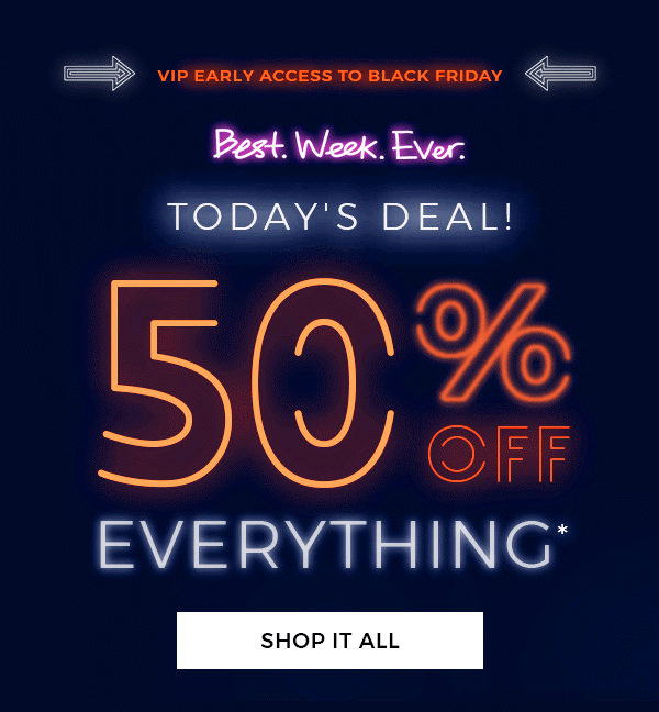 Fabletics Black Friday Deal – 50% Off Sitewide!