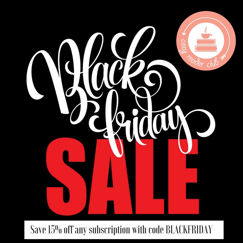 Cozy Reader Club Black Friday Coupon – 15% Off Subscriptions!