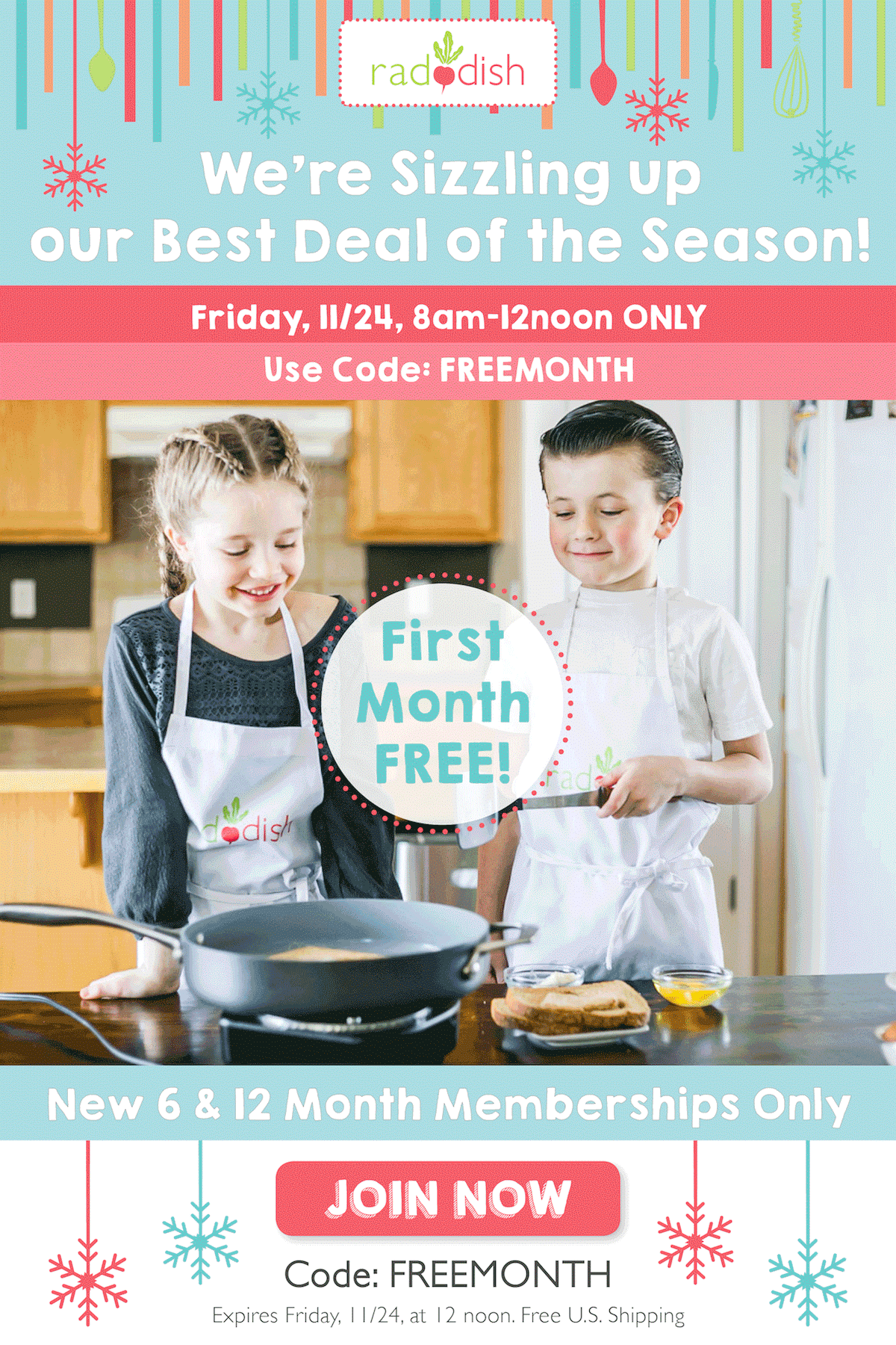 Radish Black Friday Coupon – First Month Free With Subscription!
