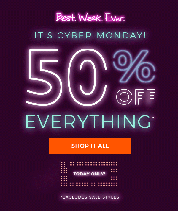 Fabletics Cyber Monday Deal – 50% Off Sitewide!