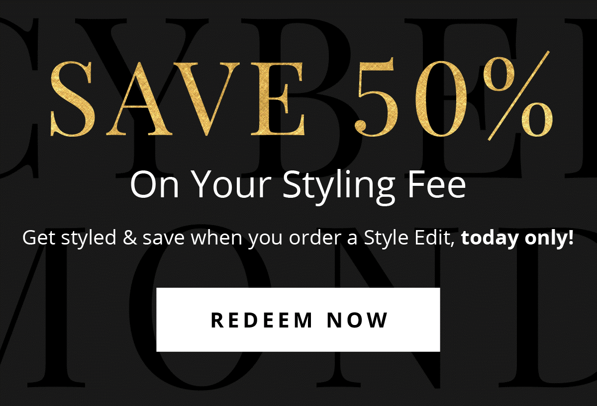 Extended! Wantable Style Edit Black Friday Deal – 50% Off Styling Fee