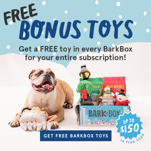 Extended! BarkBox Coupon – Free Bonus Toy Every Month with Longer Subscription!