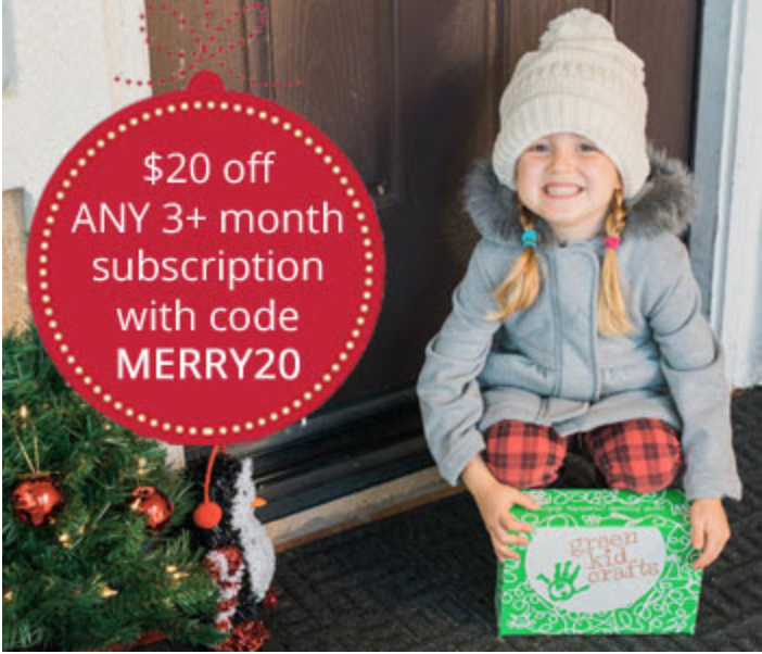 Green Kid Crafts Coupon – Save $20 Off Pre-Paid Subscriptions!