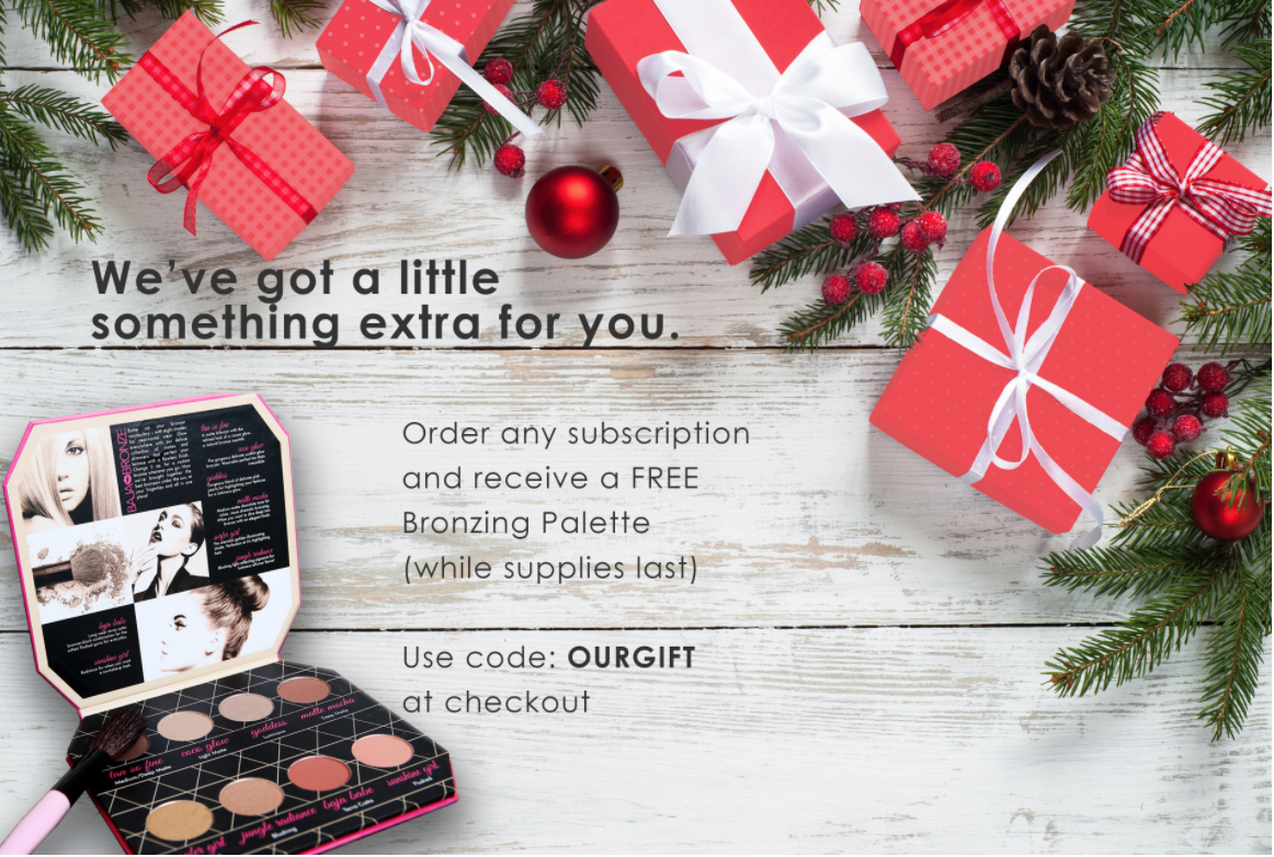 The PMS Package Coupon – Free Bronzing Palette with Subscription!